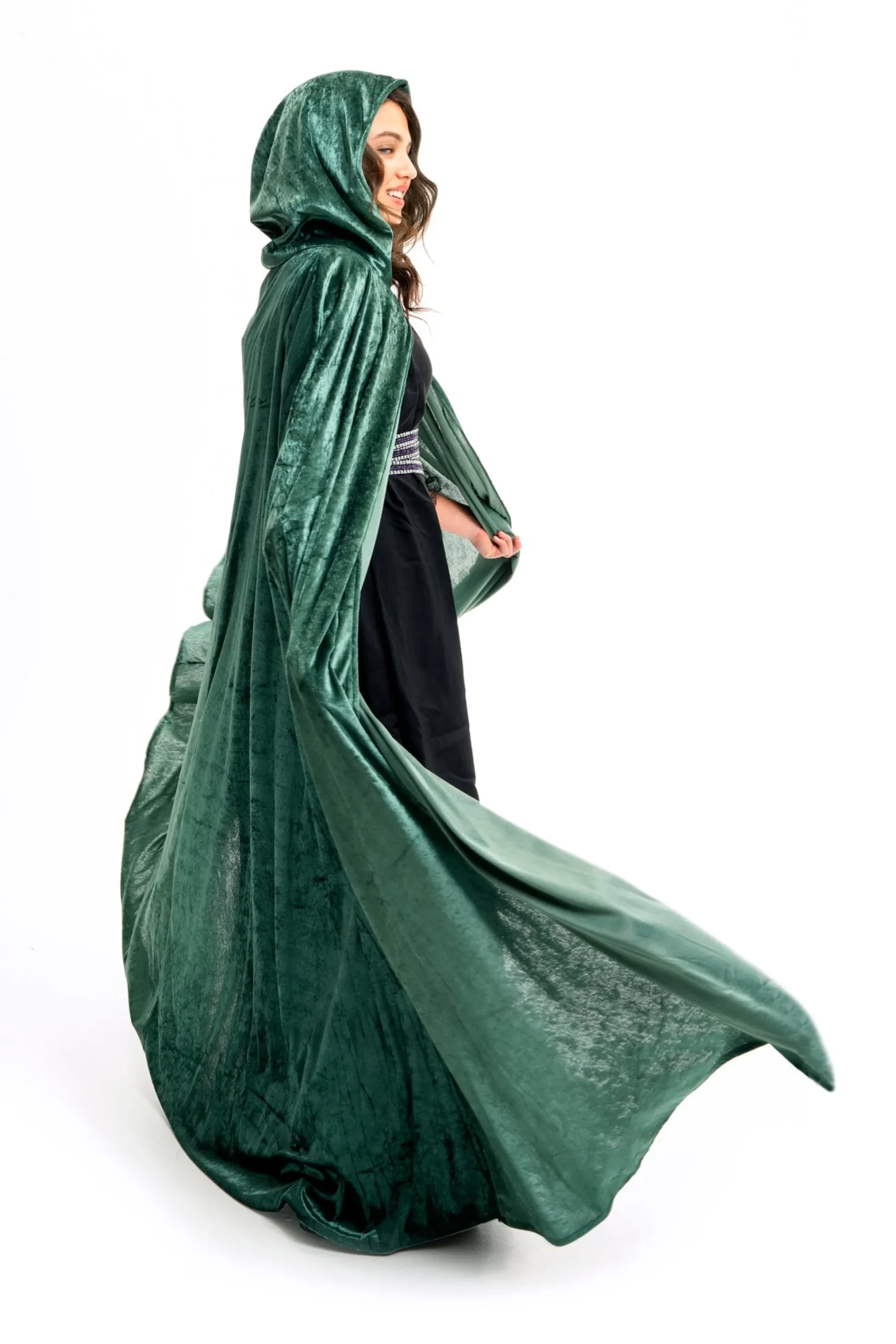 Little Adventures Adult Woodland Green Cloak> Cloaks