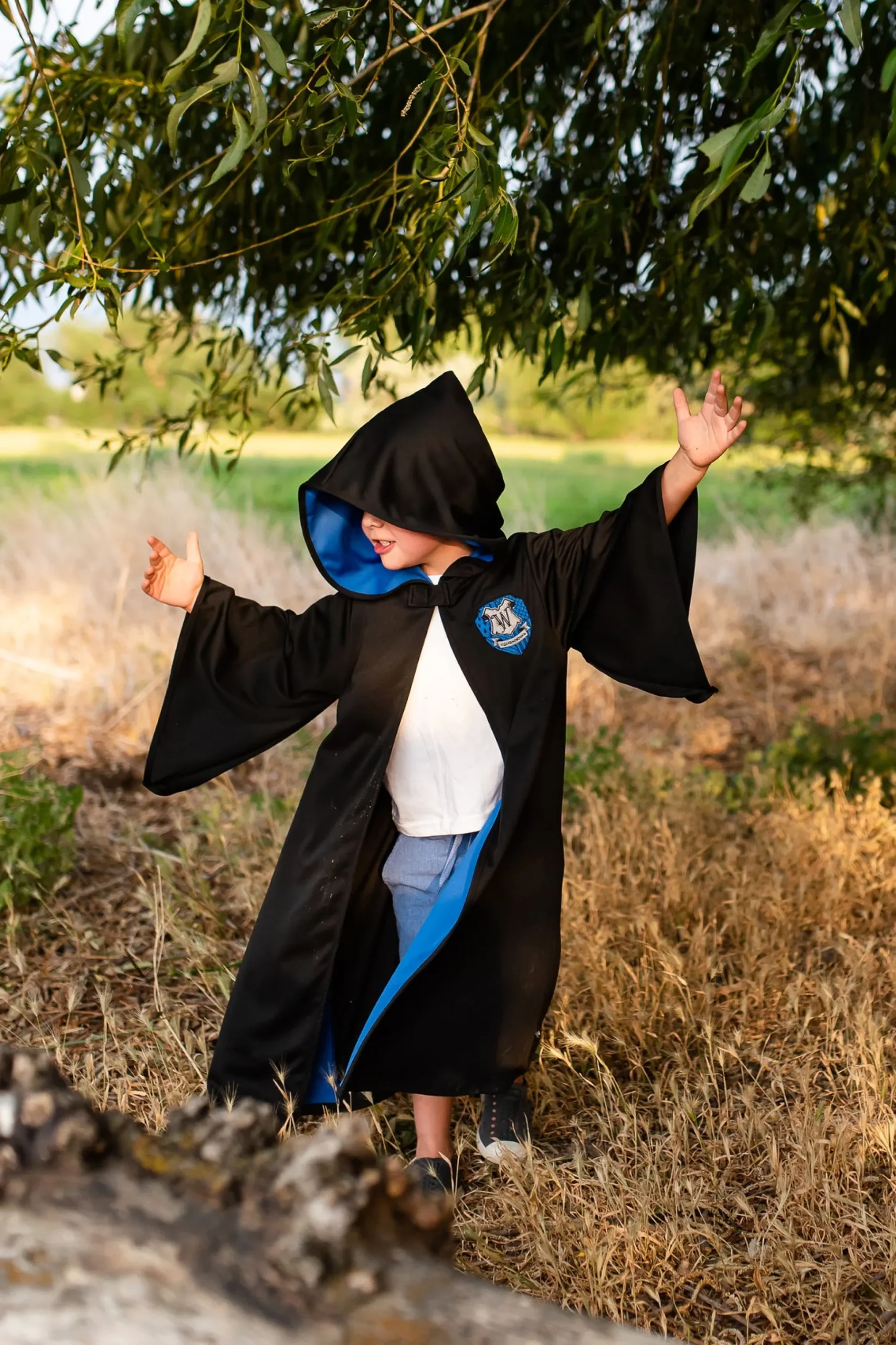 Little Adventures Blue Hooded Wizard Robe> Wizards