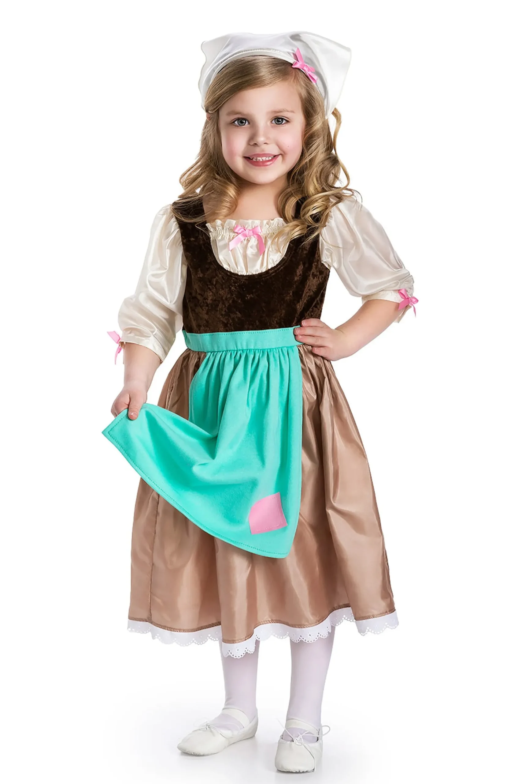 Little Adventures Cinderella Day Dress With Scarf> Dresses