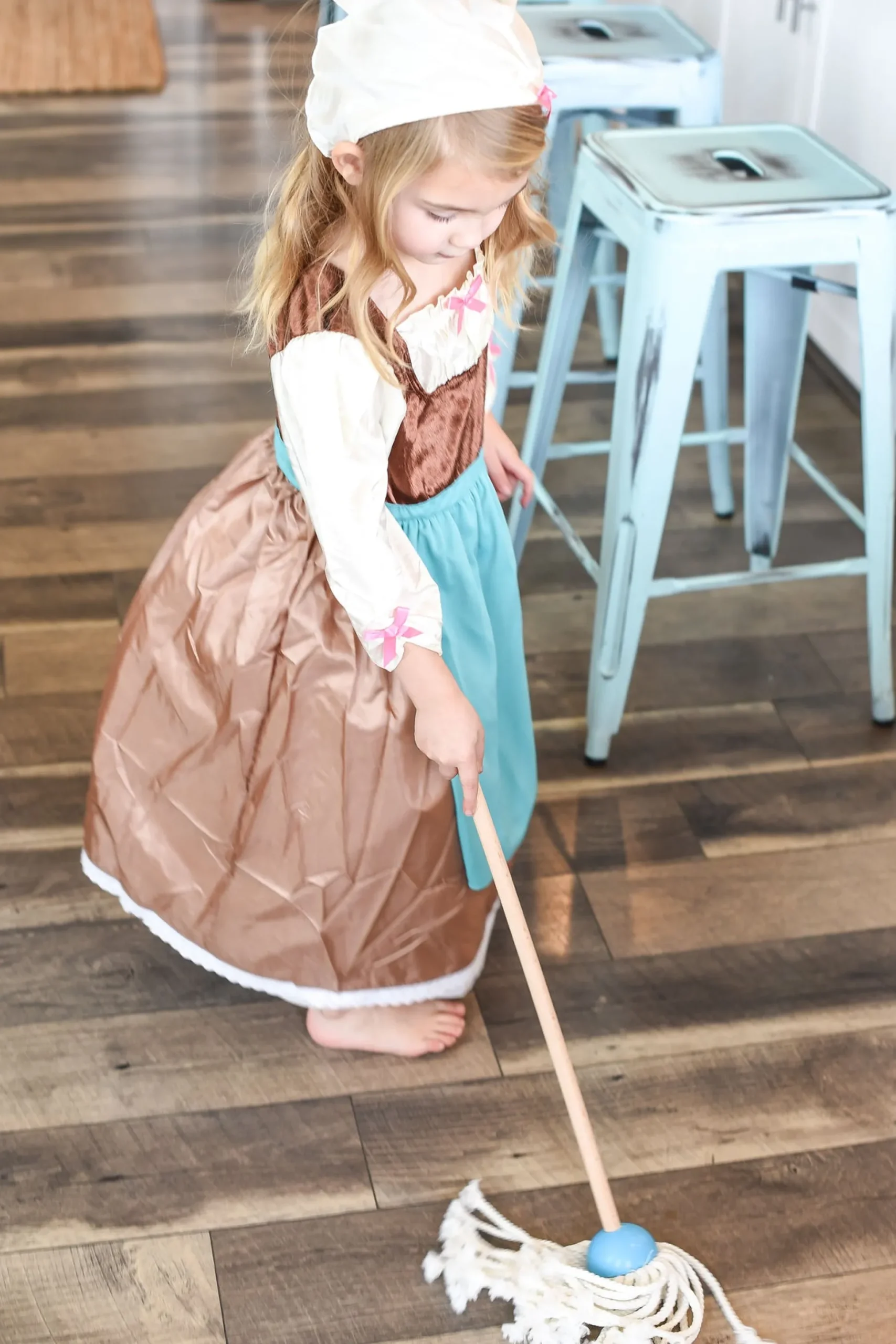 Little Adventures Cinderella Day Dress With Scarf> Dresses