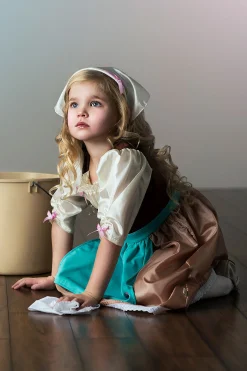 Little Adventures Cinderella Day Dress With Scarf><noscript><img width=