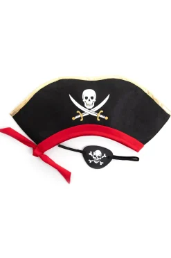 Little Adventures Deluxe Pirate Hat & Eye Patch> Pirates