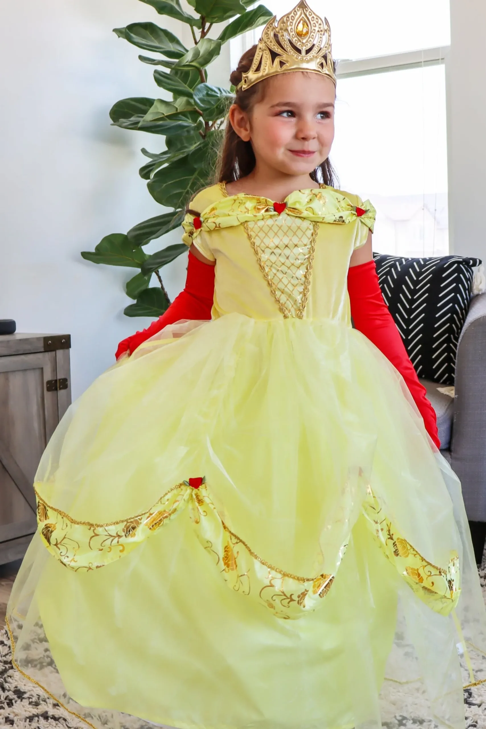 Little Adventures Deluxe Yellow Beauty> Dresses