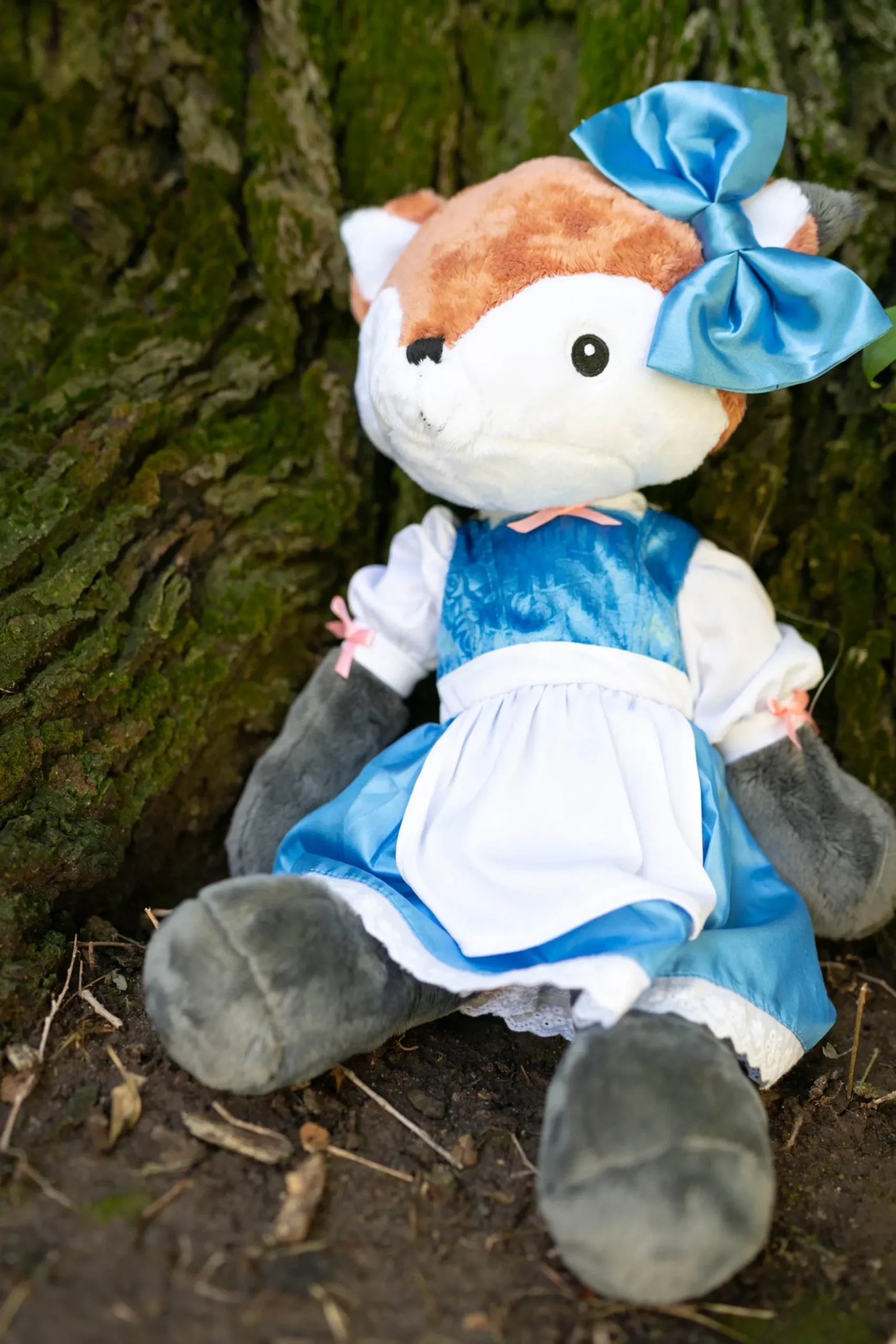 Little Adventures Doll Dress Beauty Day Dress With Hair Bow> Doll Dress Ups