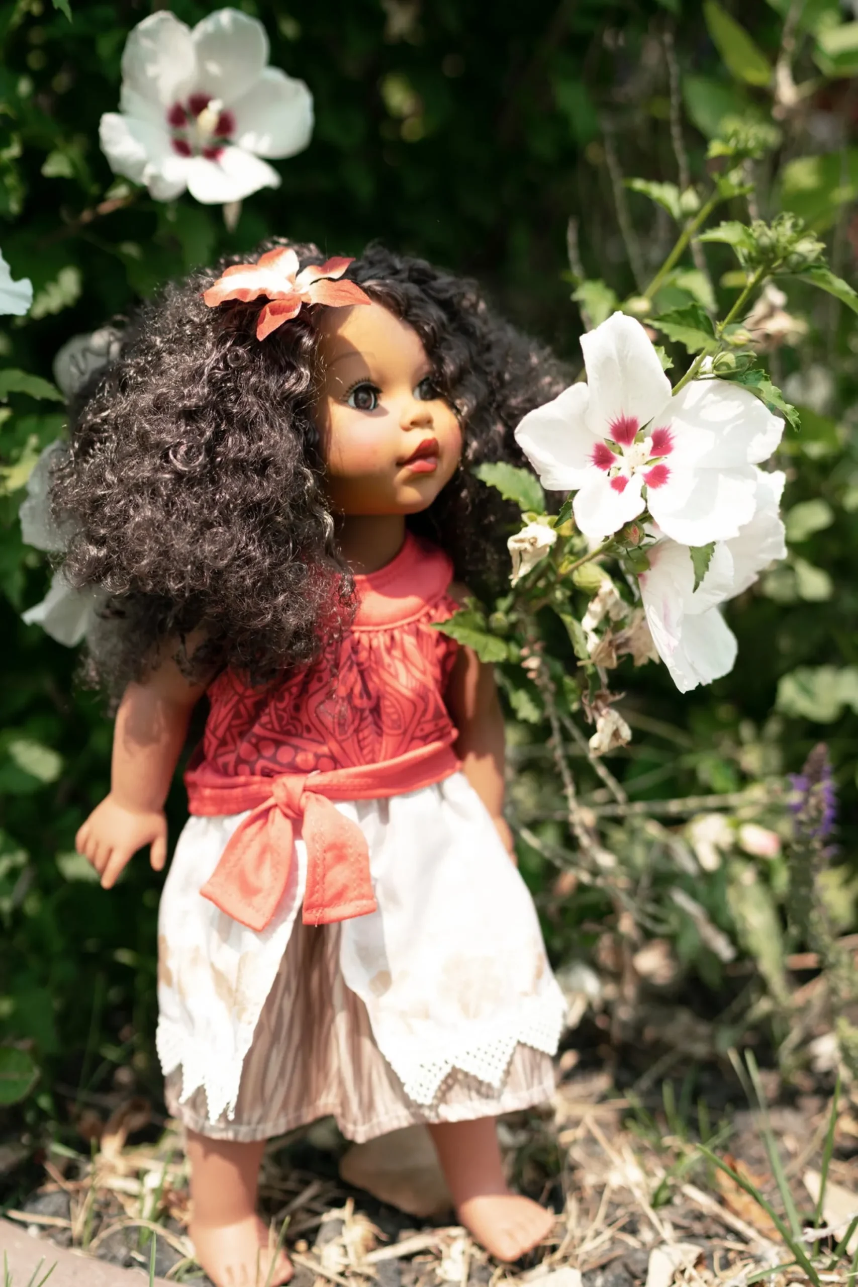 Little Adventures Doll Dress Island Princess W/Hair Clip> Doll Dress Ups