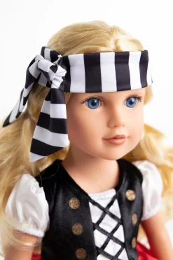Little Adventures Doll Dress Pirate With Headband> Doll Dress Ups