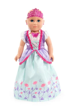 Little Adventures Doll Dress Princess Hallie With Soft Crown> Little Hero Designed Dress Ups
