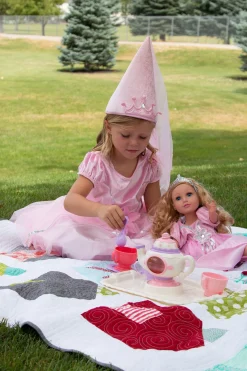 Little Adventures Doll Dress Royal Pink Princess><noscript><img width=