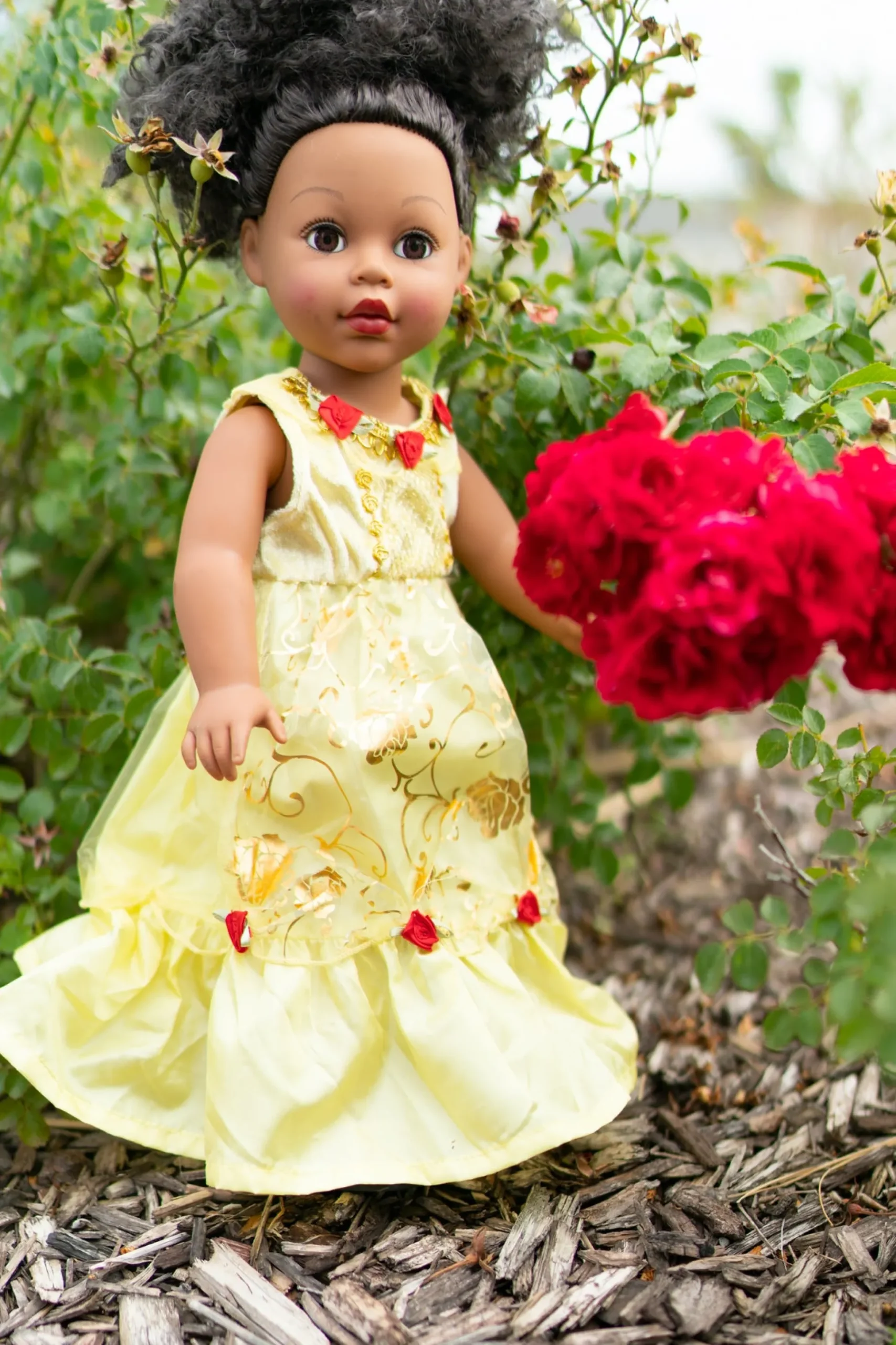 Little Adventures Doll Dress Yellow Beauty> Doll Dress Ups