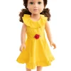 Little Adventures Doll Dress Yellow Beauty Twirl> Doll Dress Ups