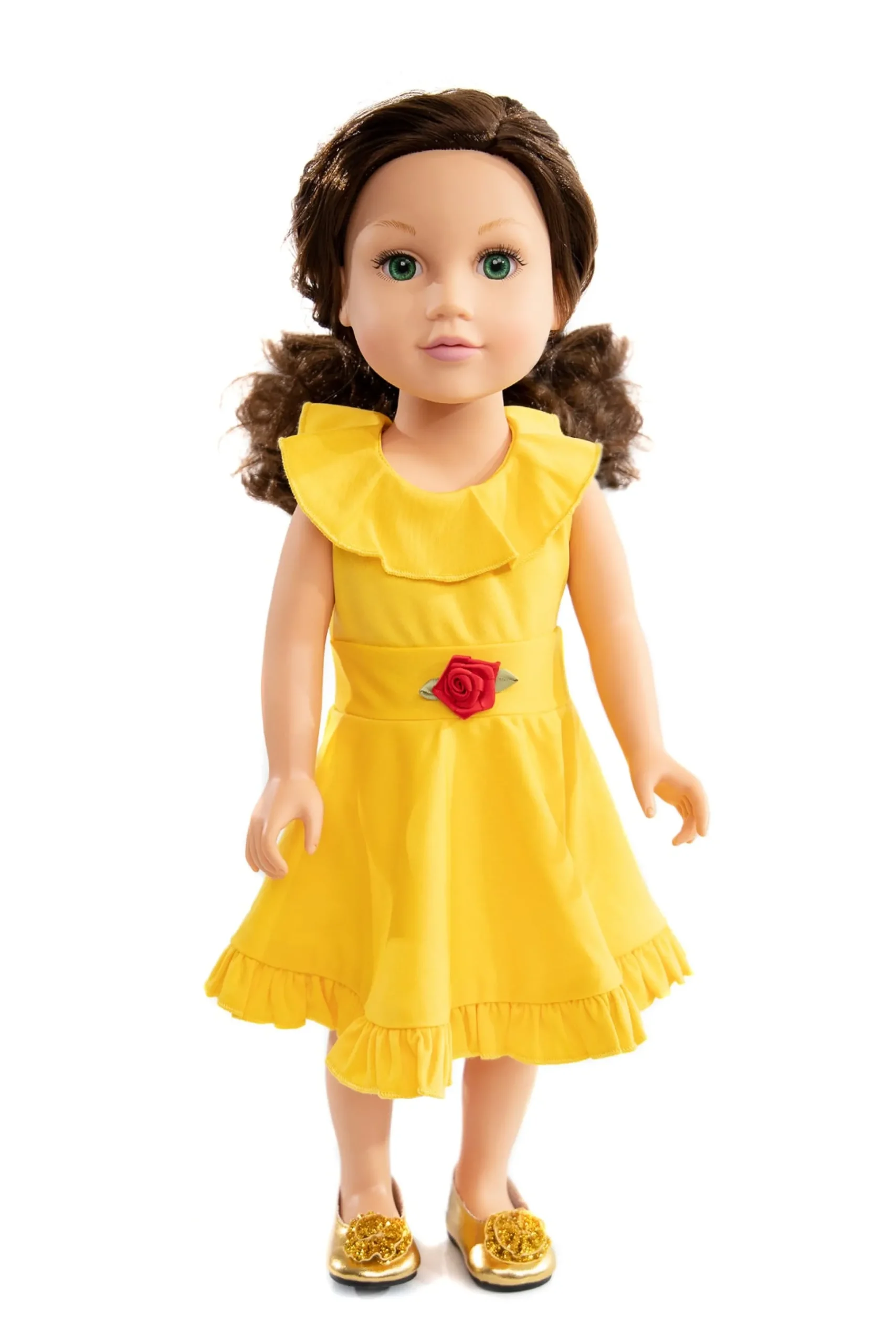 Little Adventures Doll Dress Yellow Beauty Twirl> Doll Dress Ups