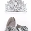 Little Adventures Doll Shoes And Tiara Silver> Doll Dress Ups