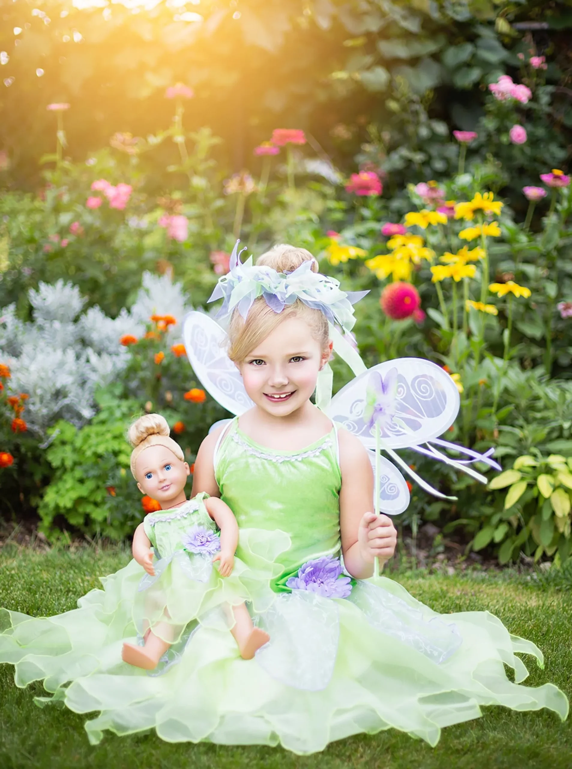 Little Adventures Green Fairy Halo & Wand> Accessories