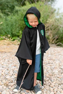 Little Adventures Green Hooded Wizard Robe><noscript><img width=