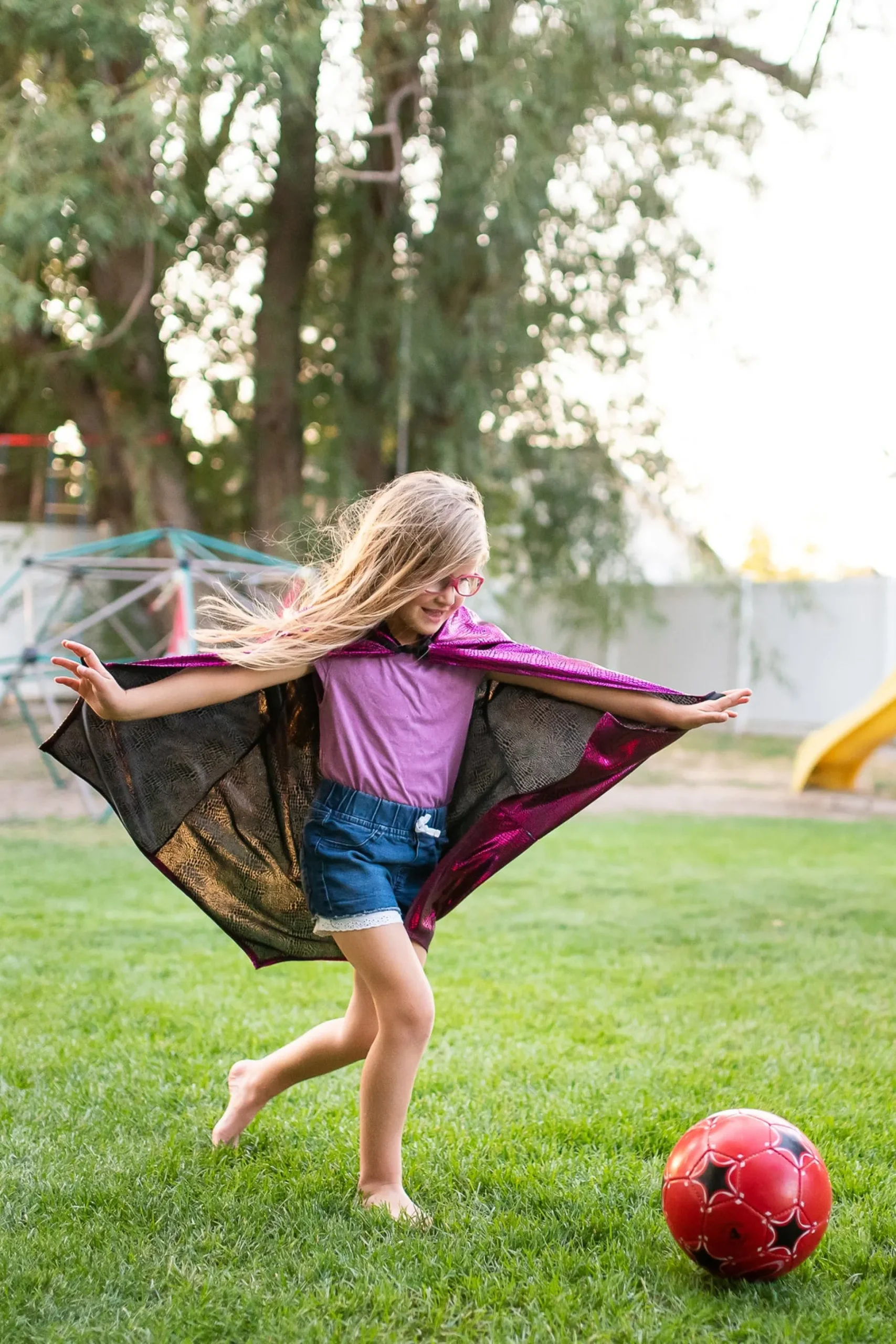 Little Adventures Magenta Dragon Cloak> Cloaks
