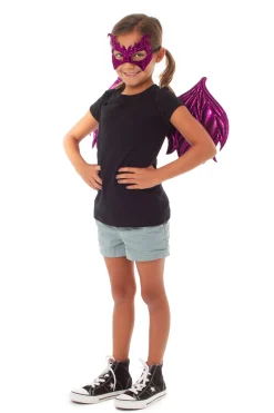 Little Adventures Magenta Dragon Wings & Mask Set> Accessories