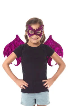 Little Adventures Magenta Dragon Wings & Mask Set> Knights & Dragons