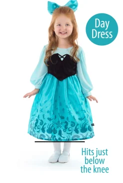 Little Adventures Mermaid Day Dress With Bow><noscript><img width=