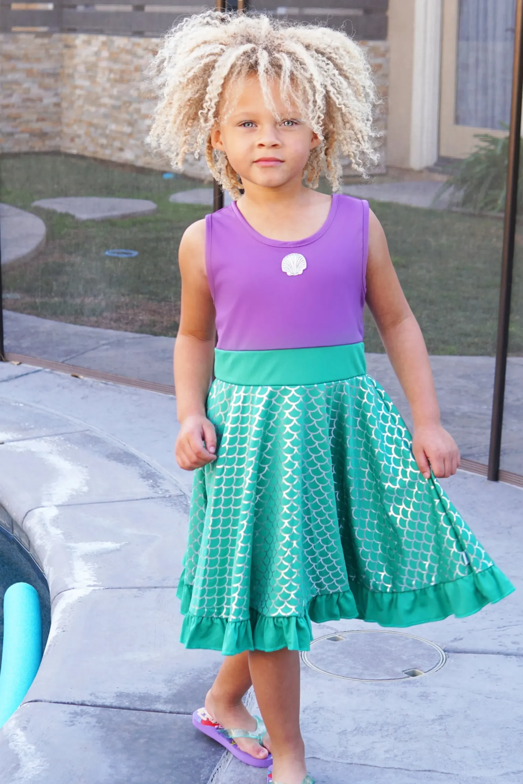 Little Adventures Mermaid Twirl Dress> Twirl Dresses