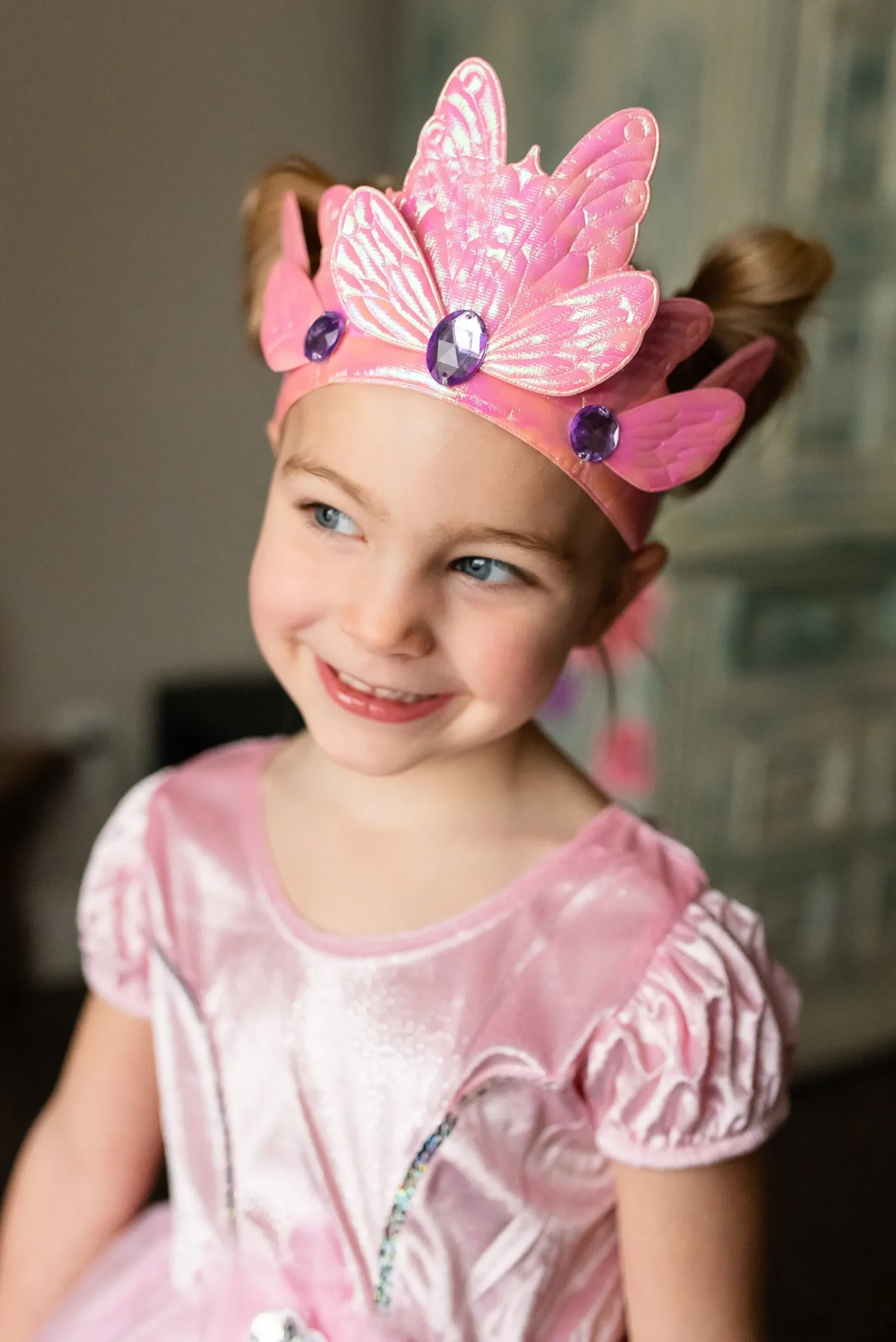 Little Adventures Pink Butterfly Soft Crown> Accessories