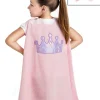 Little Adventures Pink Crown Cape & Mask Set> Cloaks