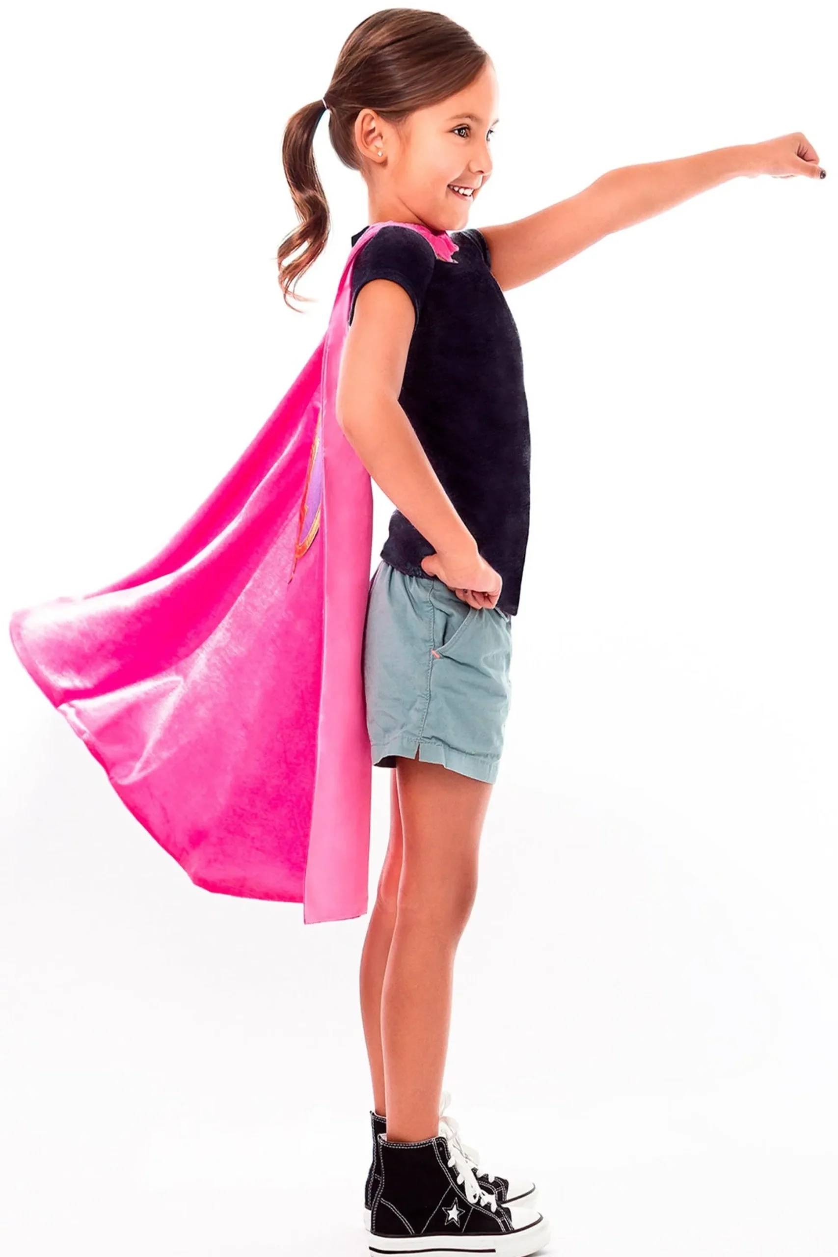 Little Adventures Pink Hero Cape & Mask Set> Super Hero