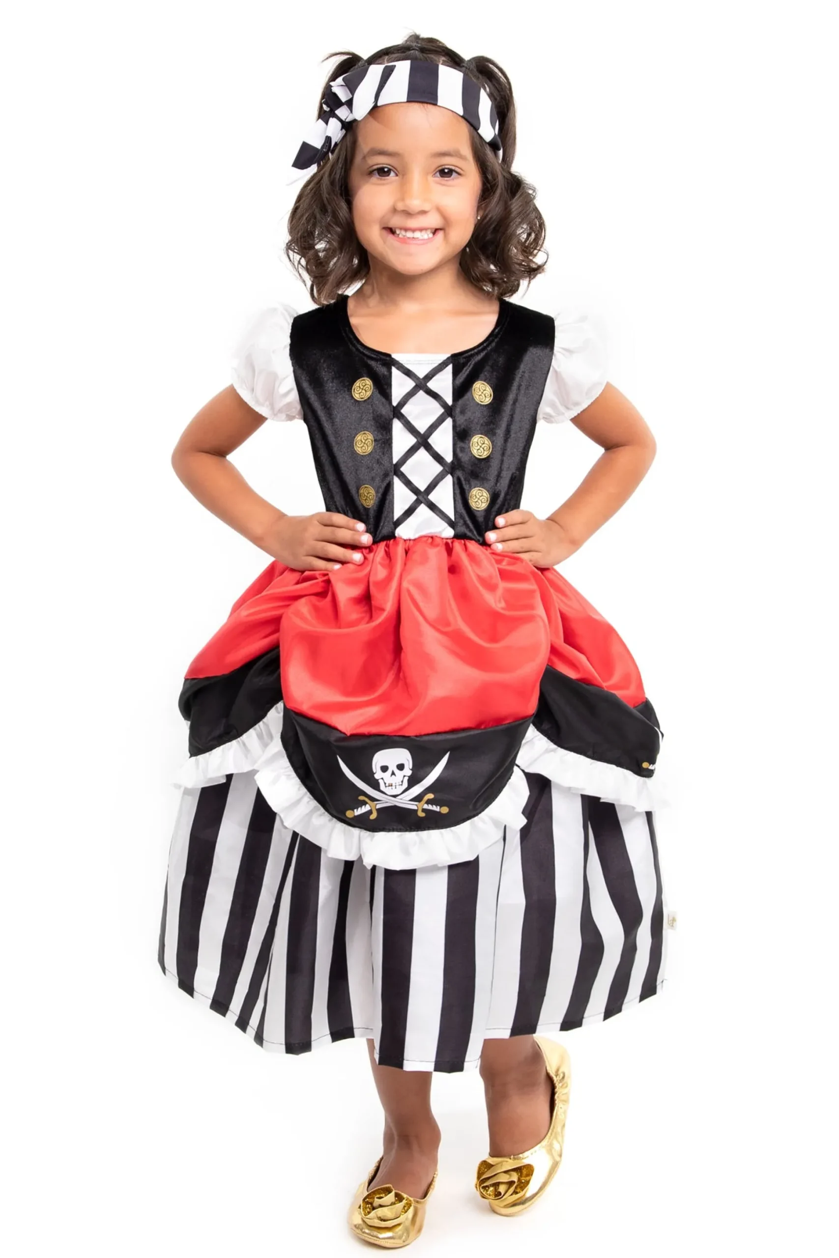 Little Adventures Pirate Dress With Headband> Pirates