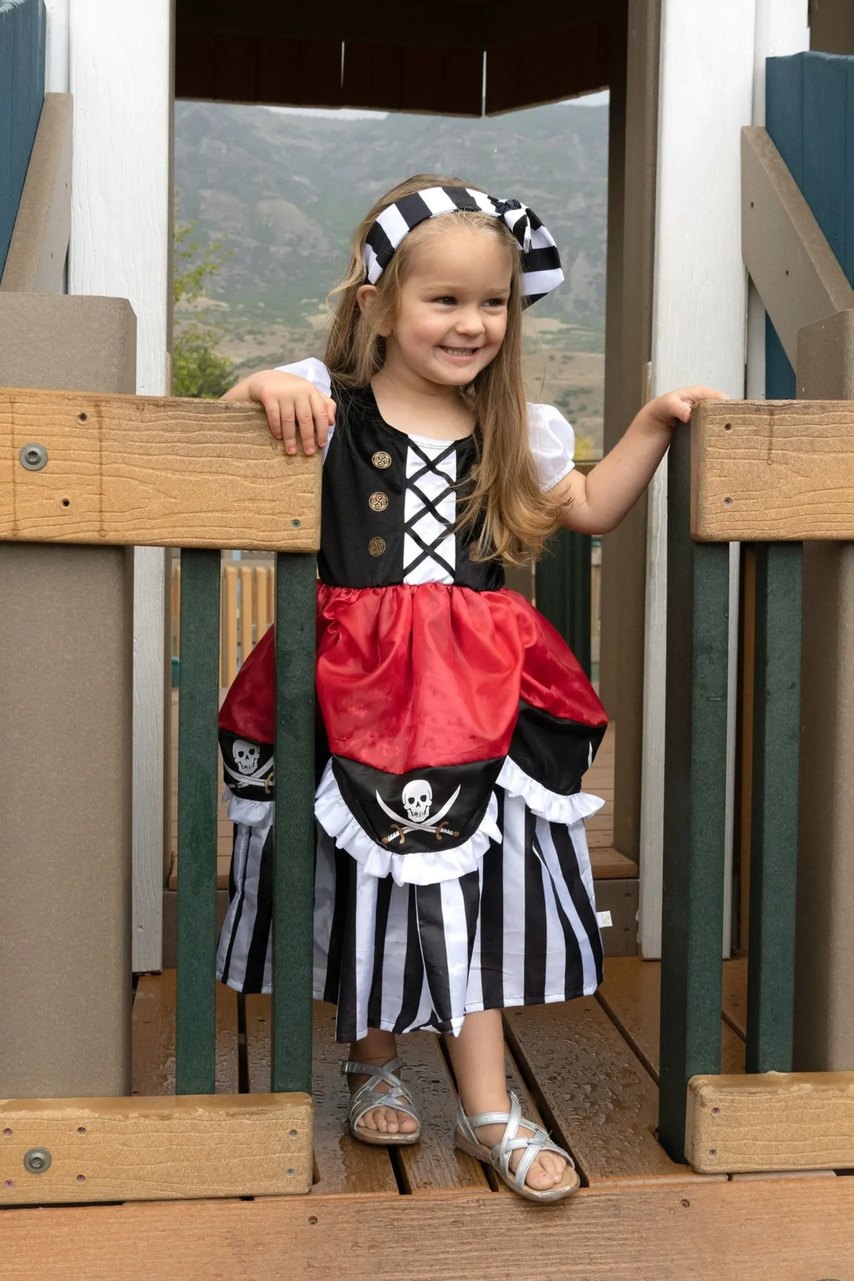 Little Adventures Pirate Dress With Headband> Pirates