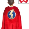 Little Adventures Red Hero Cape & Mask Set> Dress Ups