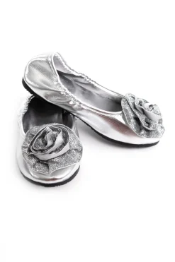 Little Adventures Silver Sparkle Shoes *New Sizing*> Accessories