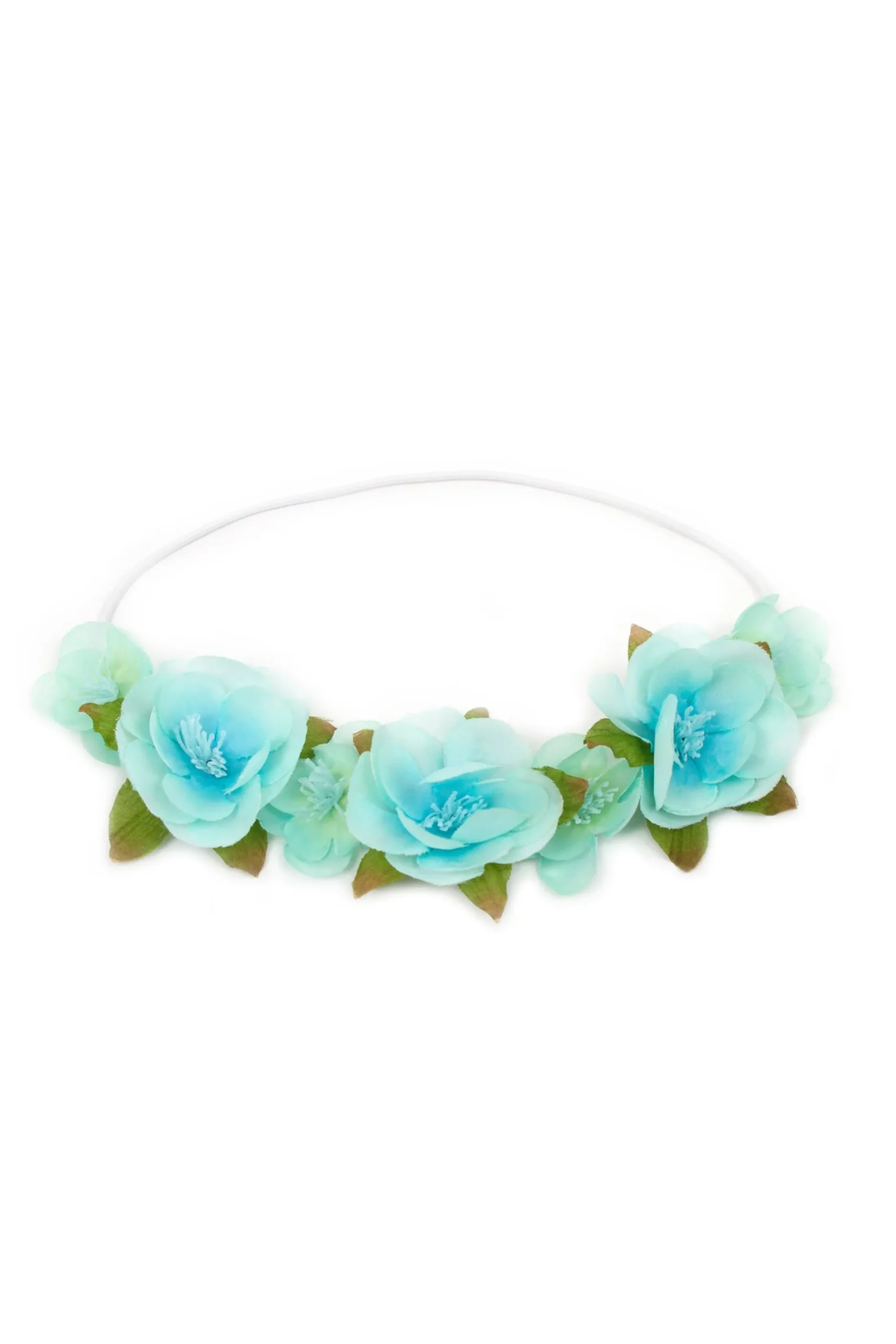 Little Adventures Teal Flower Headband> Accessories
