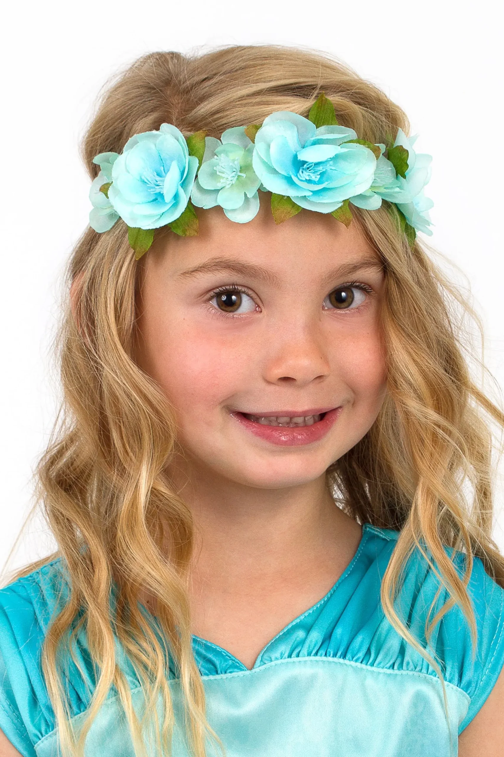 Little Adventures Teal Flower Headband> Accessories