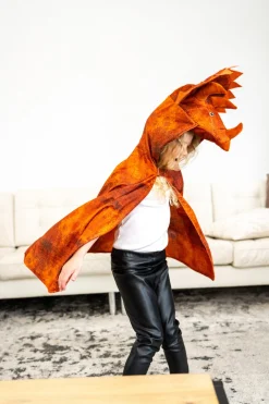 Little Adventures Triceratops Hooded Animal Cloak><noscript><img width=