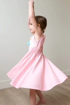 Little Adventures Unicorn Twirl Dress Pink><noscript><img width=