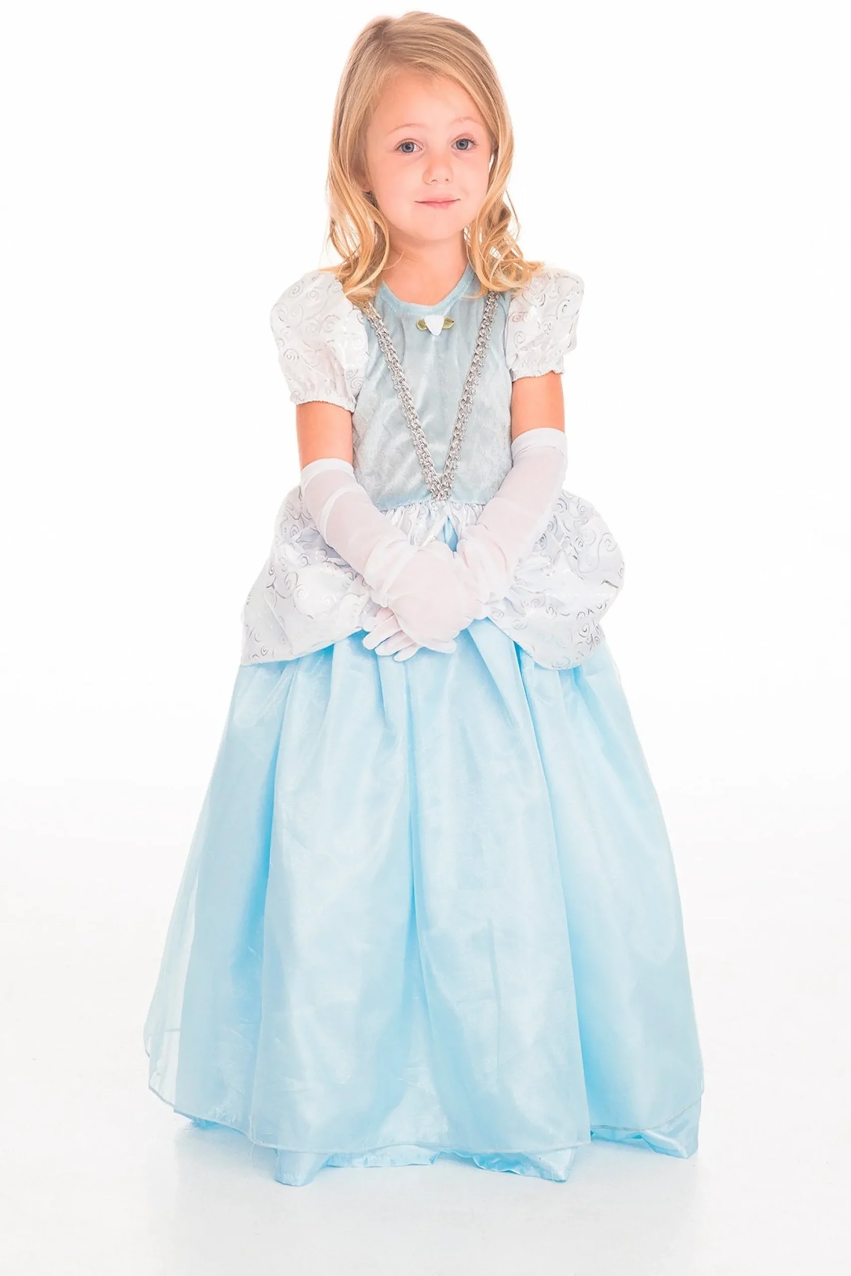 Little Adventures White Princess Gloves> Accessories