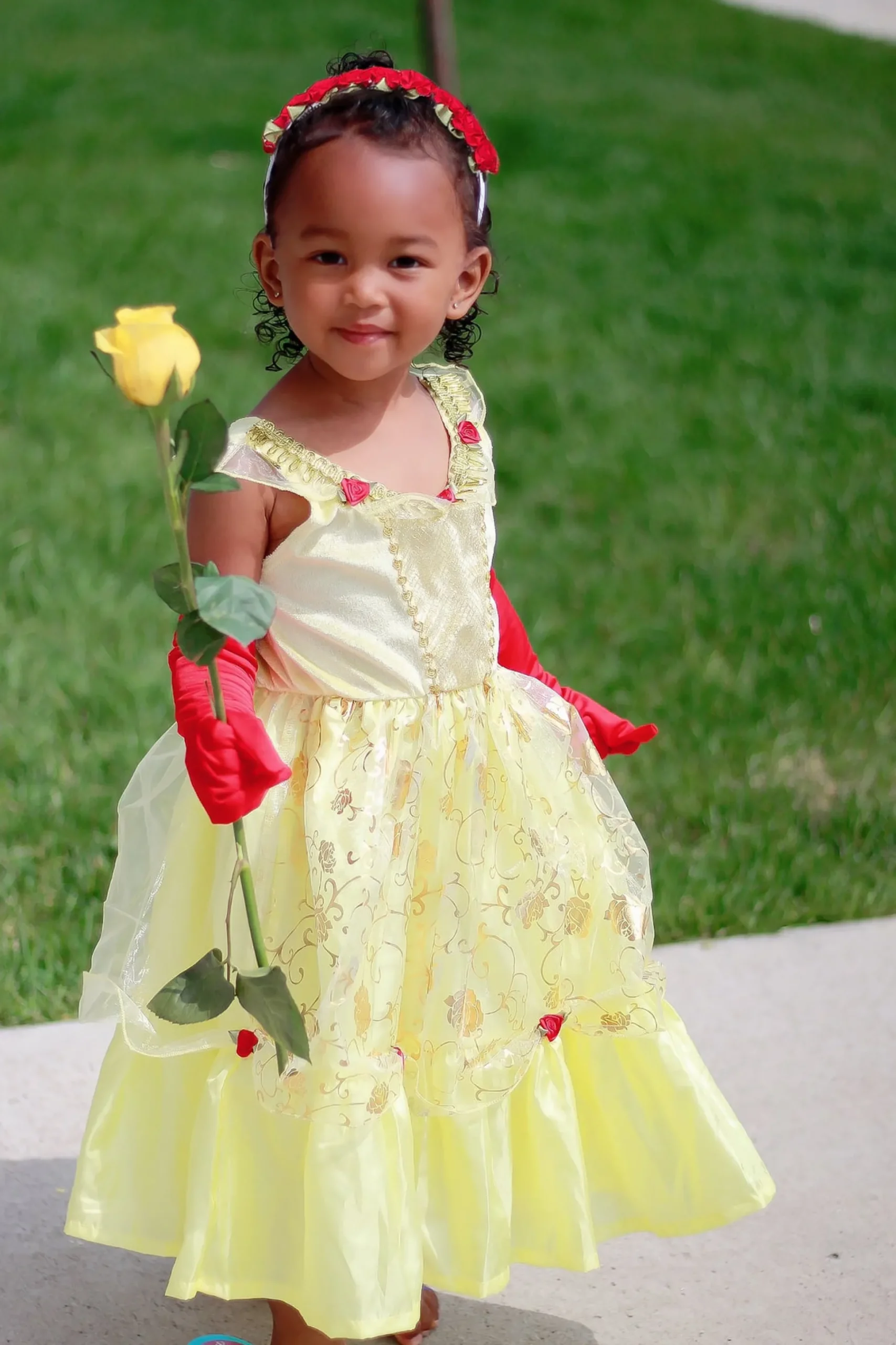 Little Adventures Yellow Beauty Dress Up> Dresses