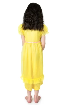 Little Adventures Yellow Beauty Nightgown With Yellow Robe><noscript><img width=