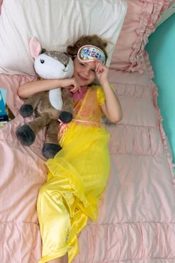 Little Adventures Yellow Beauty Nightgown With Yellow Robe><noscript><img width=