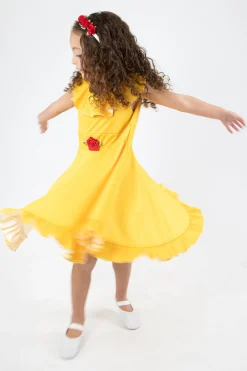 Little Adventures Yellow Beauty Twirl Dress><noscript><img width=